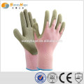 13 gauge nylon knit gloves for lady